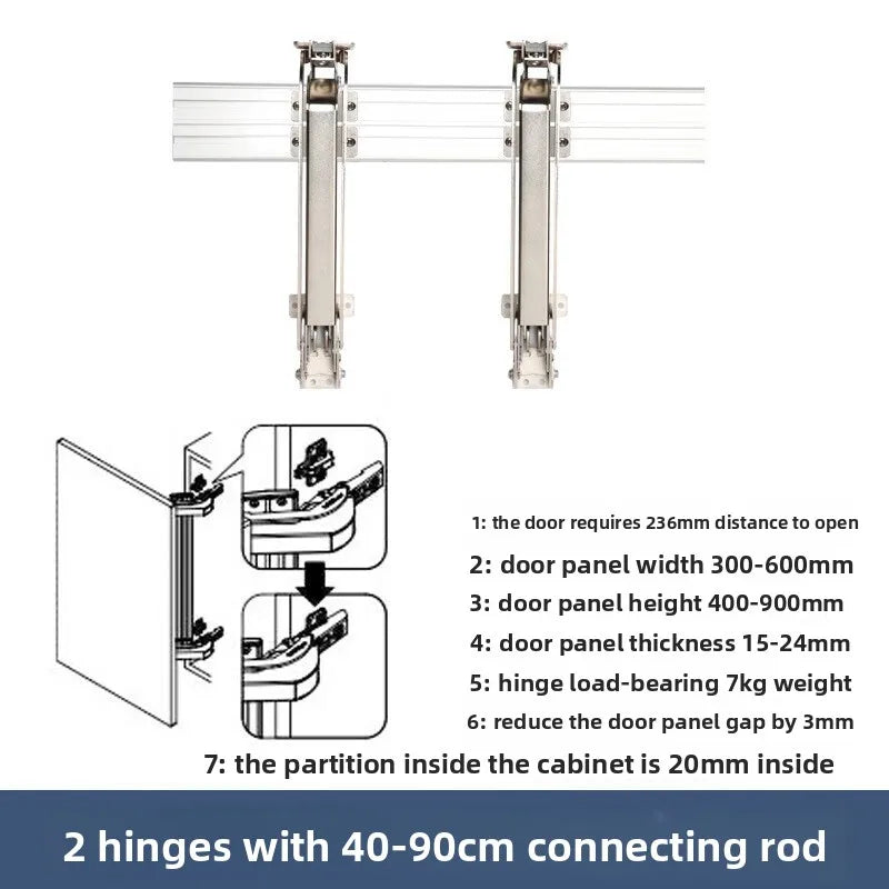 Bus Door Hinge & Wardrobe Sliding Track – Damping Buffer Swing Door Hardware