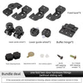 Walk-in Closet Folding Door Hardware Accessories 18 Plate Cloakroom Free Sliding Door Hanging Rail Hanging Slide Rail