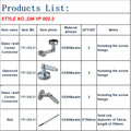 High Quality Stainles Steel 304 Glass Canopy / Awning Bracket