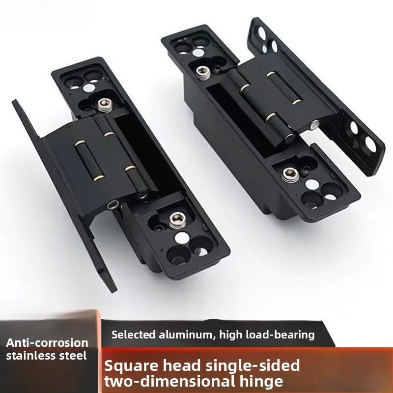 Hidden Narrow Side Unilateral Hinge – 2D Adjustable Invisible Door Hinge