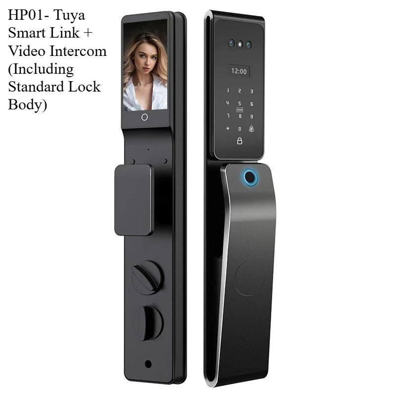 18-Language Smart Lock with 3D Facial Recognition & Visual Intercom