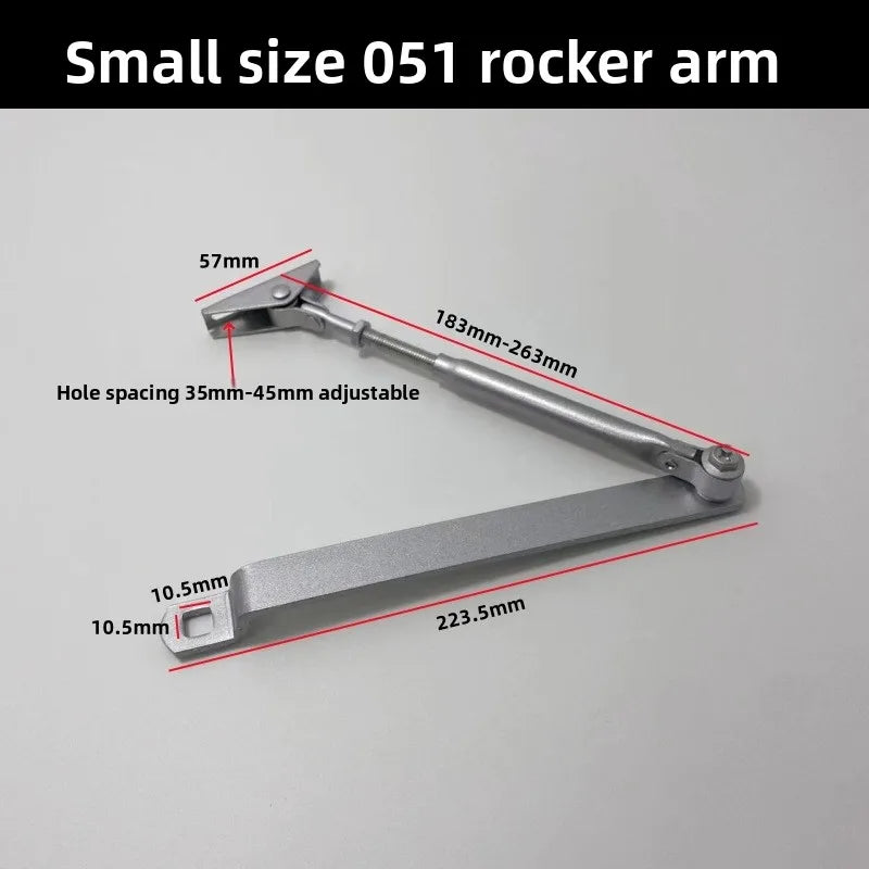 Automatic Door Closer Arm Door Closer Positioning Arm Hydraulic Buffer Door Closer Rocker Arm Universal Hardware Accessories