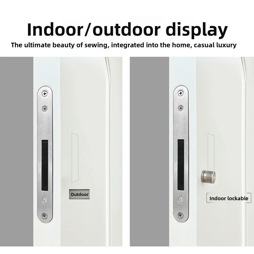High-grade Handleless Invisible Door Lock Wooden Door Double-sided Press Door Magnetic Lock Minimalist Indoor Anti Hidden Lock