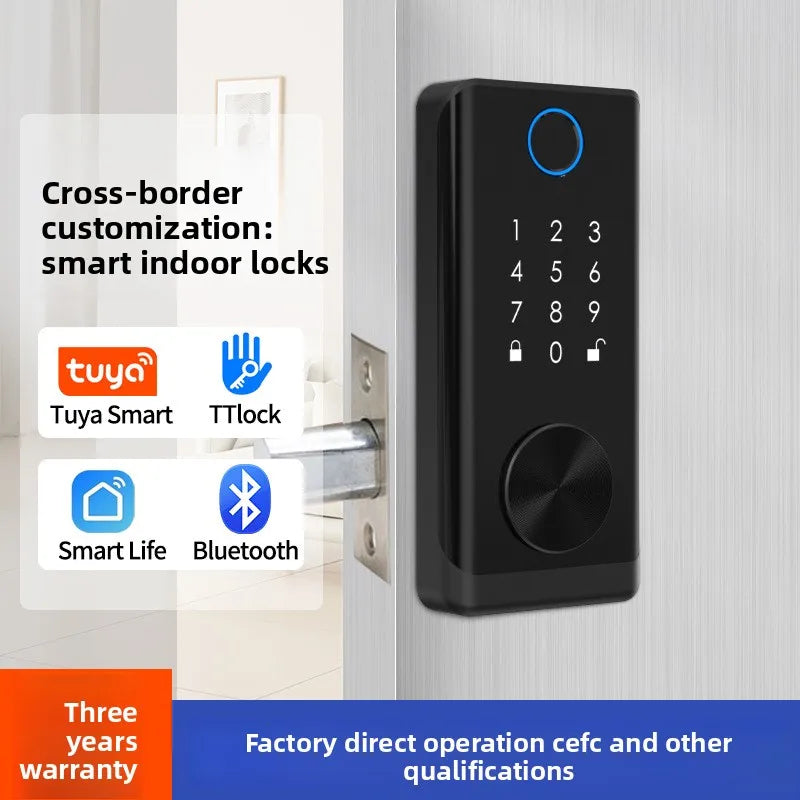 Smart Lock Fingerprint Cross-border Special Lock Password Lock Amazon Popular Foreign Trade Pass