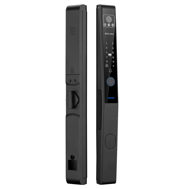 Broken Bridge Aluminum Facial Recognition Smart Lock Graffiti Fingerprint Lock Waterproof and High Temperature Resistance