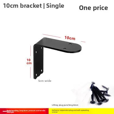 Modern Simple Wall Triangular Wrought Iron Bracket Home Kitchen Baffle Rack Restaurant Bar Right Angle Ledge