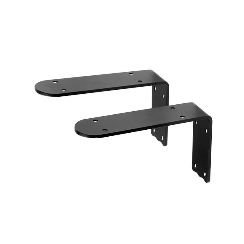 Modern Simple Wall Triangular Wrought Iron Bracket Home Kitchen Baffle Rack Restaurant Bar Right Angle Ledge