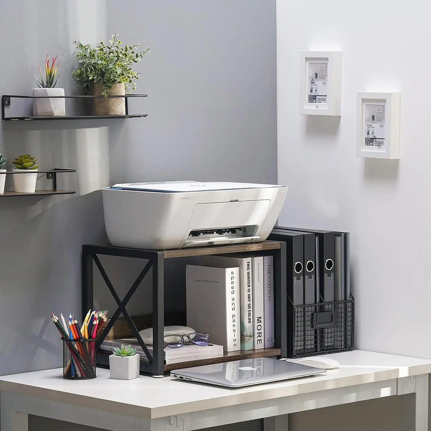 Metal Cross-border Printer Shelf Office Shelf Copy Rack Movable Host Multi-layer Floor Storage Rack