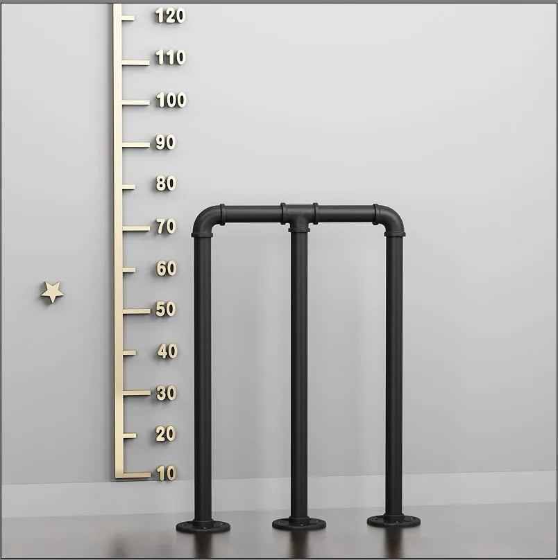Simple Stair Handrail Household Elderly Children Household Fence Wrought Iron Water Pipe Indoor Creative Tone U-shaped Railing