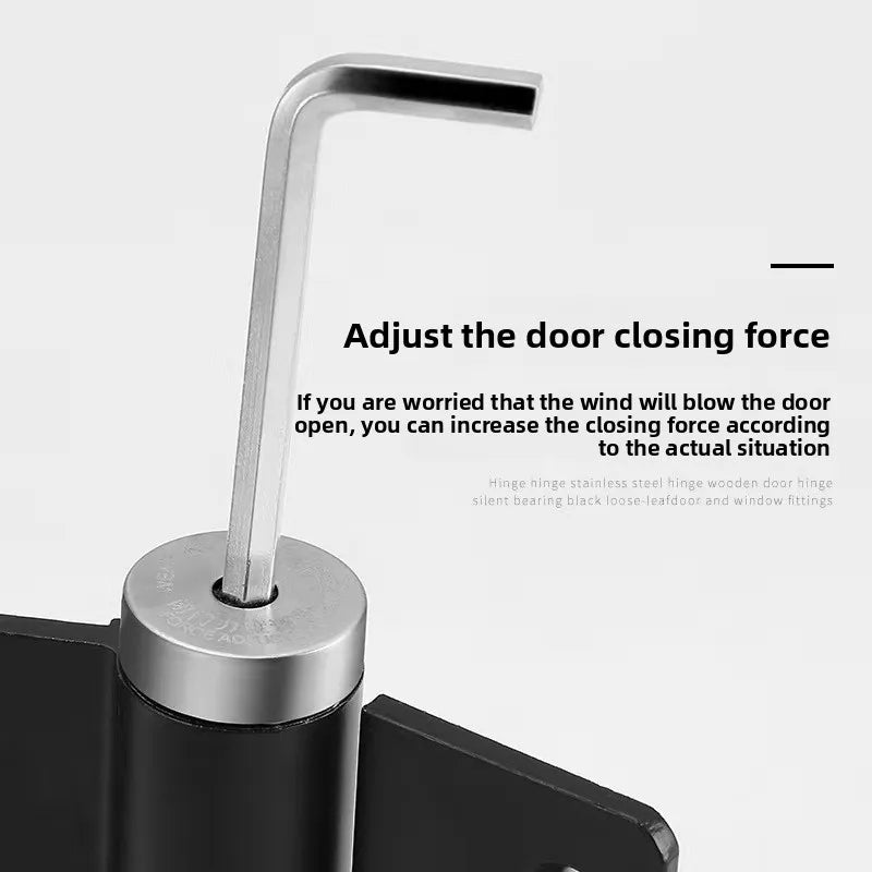 Hydraulic Damping Buffer Casement Hinge Thickened Load-bearing Wooden Door Silent Automatic Closed Door Hardware Accessories