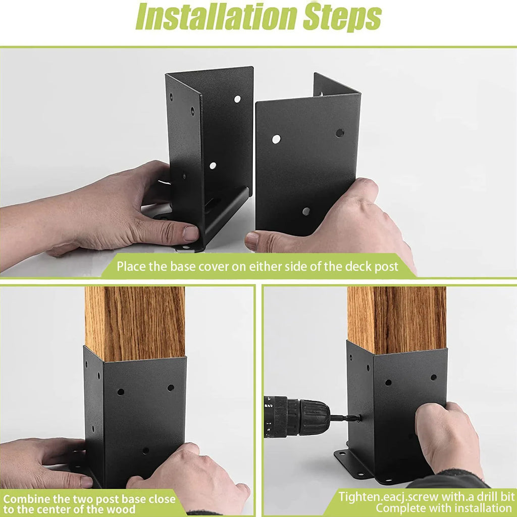 Pergola Post Mailbox Handrail Bracket Pergola Bracket Deck Post Support Fence Post Base Pergola Kit