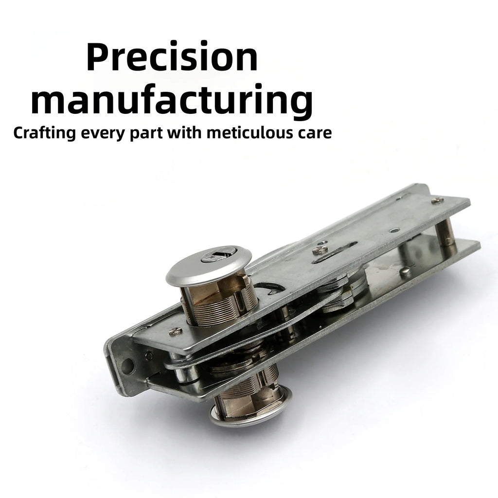 Framed Sliding Door Lock Heaven and Earth Lock Anti-theft Apartment Door Modern Simple Lock Hardware