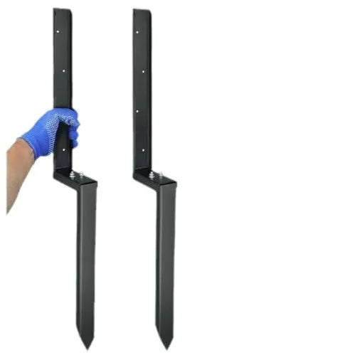 32-Inch Long Fence Post Anchorage, Stake for Repair of Tilted/broken Wooden Fence