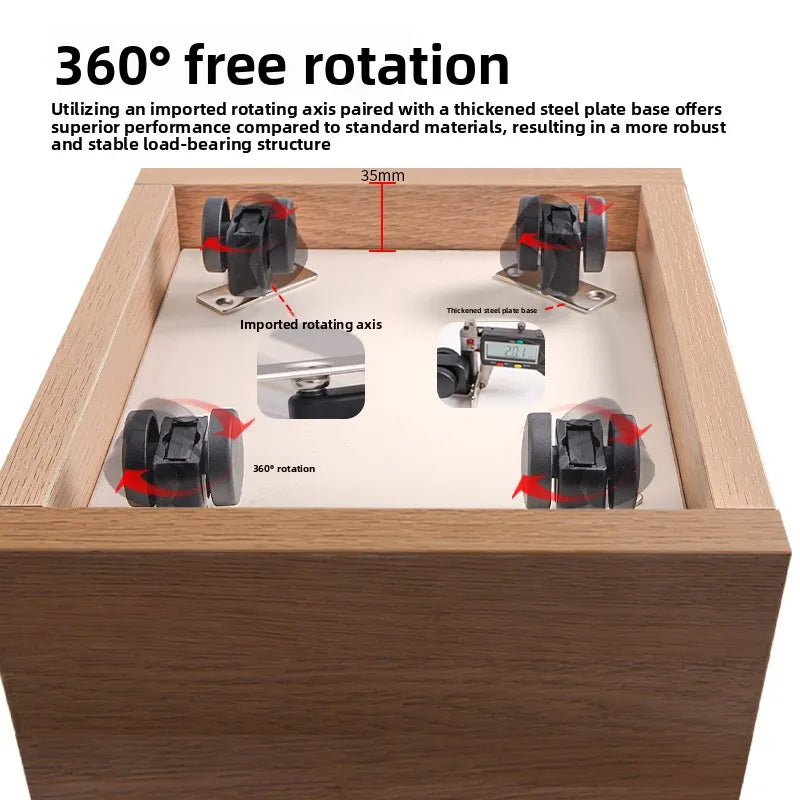 Gravity Self-locking Caster for Study Chairs & Furniture