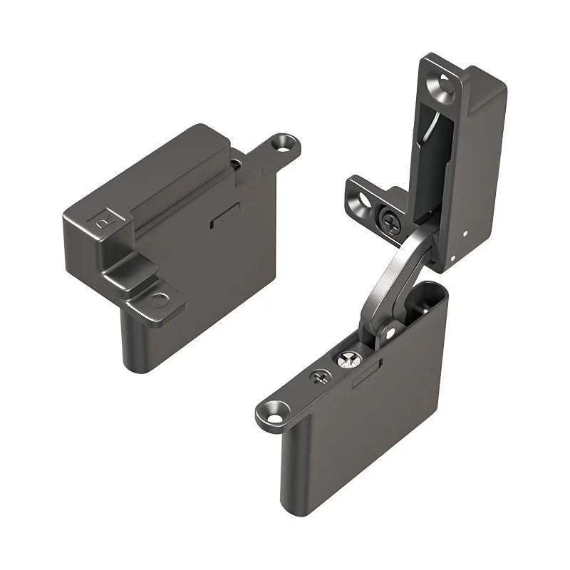 Aluminum Frame Door 3D Adjustable Damping Hinge Invisible Hydraulic Buffer Hidden Heavy Heaven and Earth Hinge