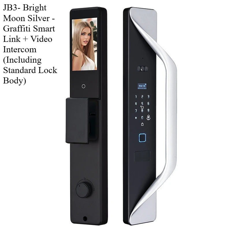 18-Language Smart Lock with 3D Facial Recognition & Visual Intercom