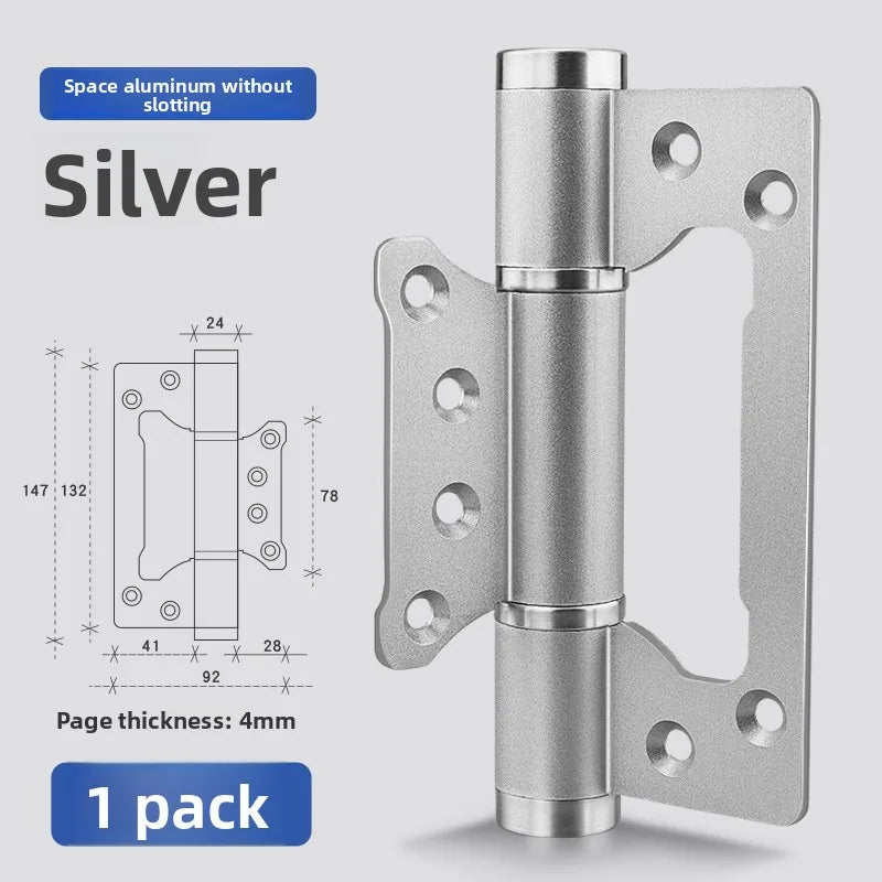 Hydraulic Buffer Invisible Hinge for Hidden Wooden Doors – Automatic & Silent