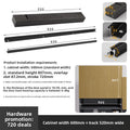 Up and Down Vertical Lift Sliding Door Hardware Cabinet Hanging Cabinet Single Door Moving Hover Rise Arbitrary Stop Accessories