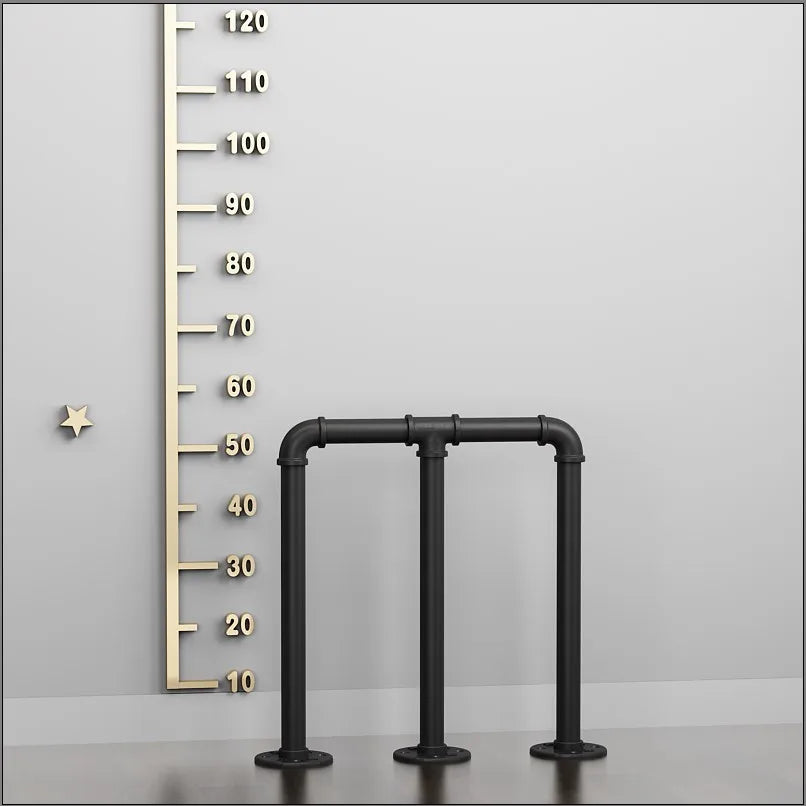 Simple Stair Handrail Household Elderly Children Household Fence Wrought Iron Water Pipe Indoor Creative Tone U-shaped Railing