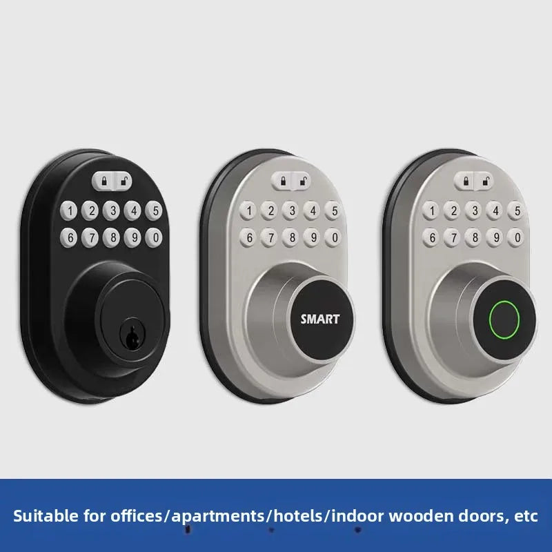 American Stay Smart Lock for Wooden Doors – Fingerprint, Bluetooth & Remote