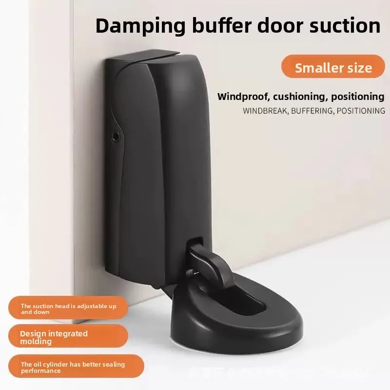 Hydraulic Damping Door Suction Bedroom Bathroom Door Windproof Suction Hydraulic Silent Anti-collision Door Stop
