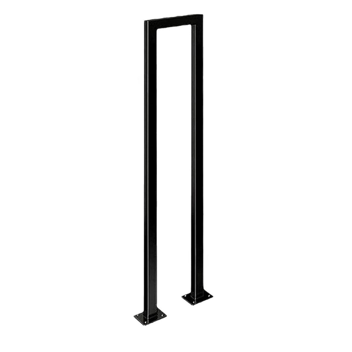 Black Sturdy Non-slip U-shaped Safety Guardrail Retro Industrial Iron Handrail Safety Handrail Stair Handrail Bracket