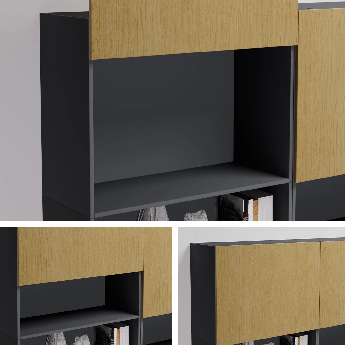 Up and Down Vertical Lift Sliding Door Hardware Cabinet Hanging Cabinet Single Door Moving Hover Rise Arbitrary Stop Accessories