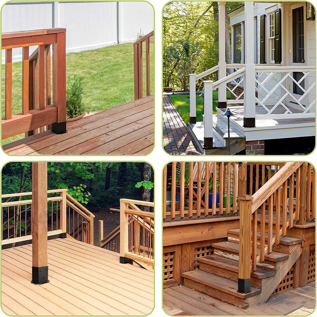 Pergola Post Mailbox Handrail Bracket Pergola Bracket Deck Post Support Fence Post Base Pergola Kit