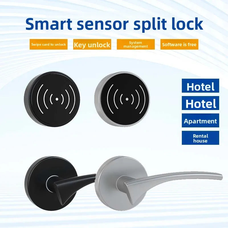 Split Door Hotel Lock – IC Card Electronic Induction Lock