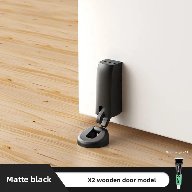 Hydraulic Damping Door Suction Bedroom Bathroom Door Windproof Suction Hydraulic Silent Anti-collision Door Stop