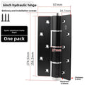 Hydraulic Buffer Hinge Invisible Hidden Door Wooden Door Hydraulic Silent Hinge Automatic Closed Door Buffer Hinge