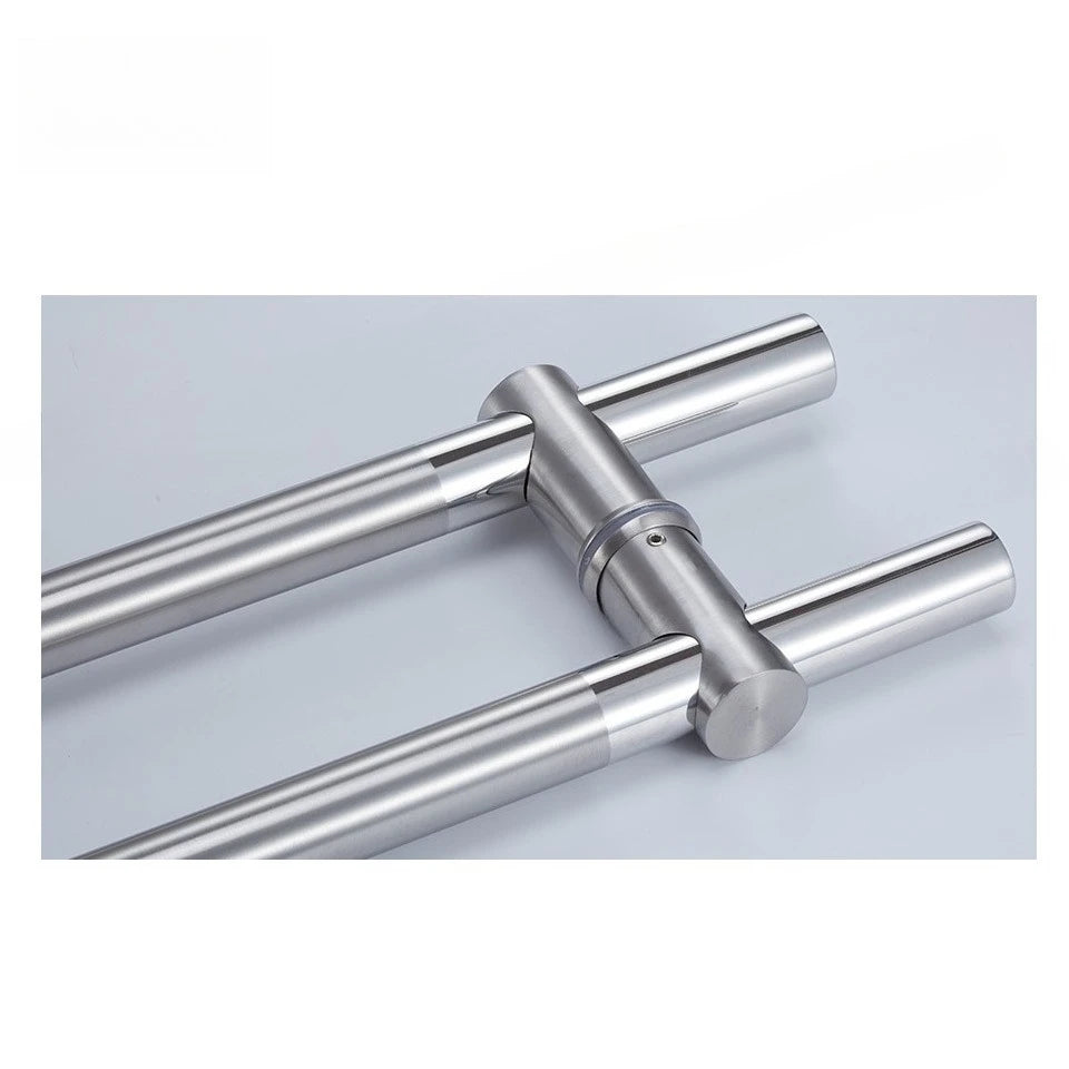 Hot-selling Glass Door Handle Framed Door Thickened Handrail Round Tube Bathroom Glass Door Long Handle
