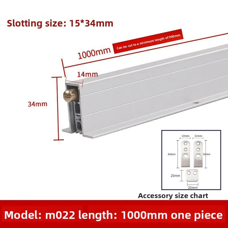 Automatic Lifting Dust Strip Household Insect Proof Sound Insulation Can Be Customized Length Special Sealing Strip for Door