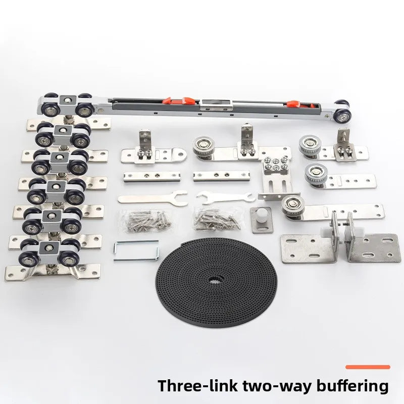 Three Linkage Two-way Buffer Hanger Two-three-four Linkage Sliding Door Silent Buffer Push-pull Upper Rail Accessories