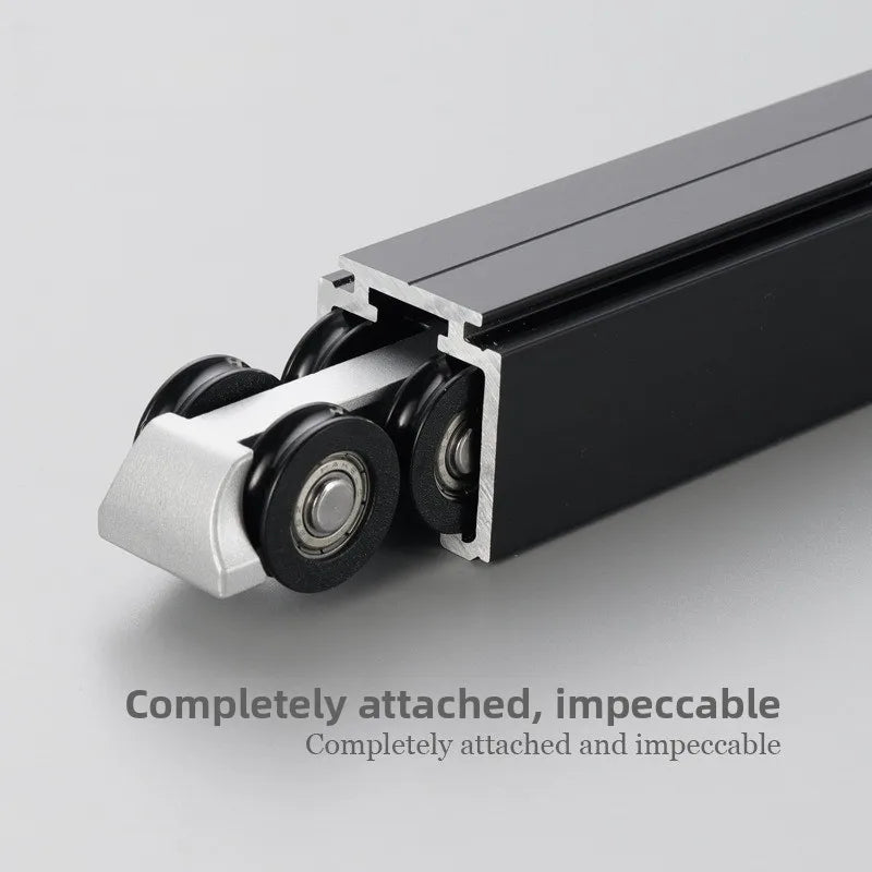 Sliding Door Track Concave Buffer Crane Crane Crane Rail Kitchen Sliding Door Slide Hotel Bathroom Sliding Door Track