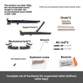 Floating Wall-mounted Folding Table Support Frame, Hidden Flip-down Wall-mounted Desk, Soft-folding Hardware Accessories