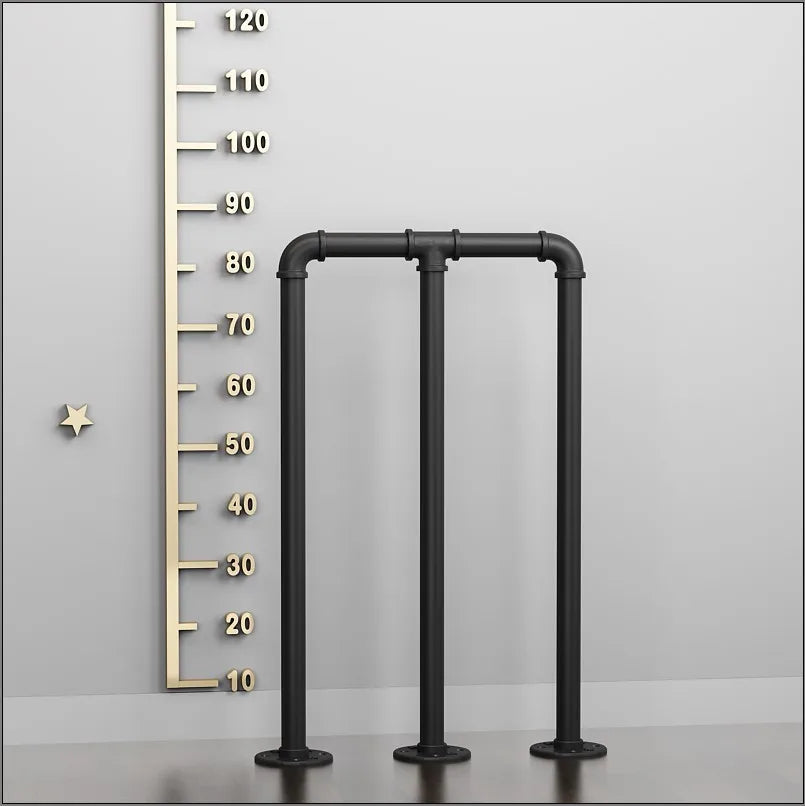 Simple Stair Handrail Household Elderly Children Household Fence Wrought Iron Water Pipe Indoor Creative Tone U-shaped Railing
