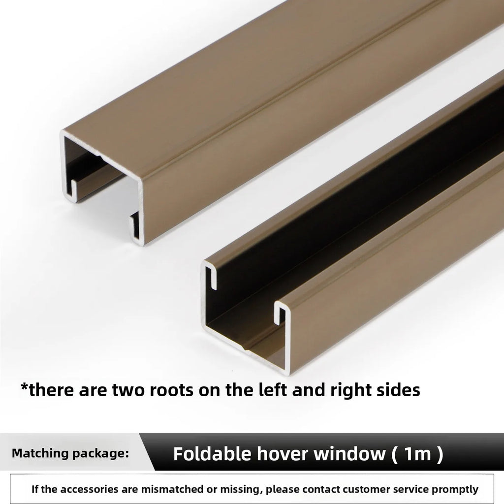Up and Down Folding Window Hardware Accessories Large Angle Arbitrary Stop Wooden Frame Free Hover Sliding Track