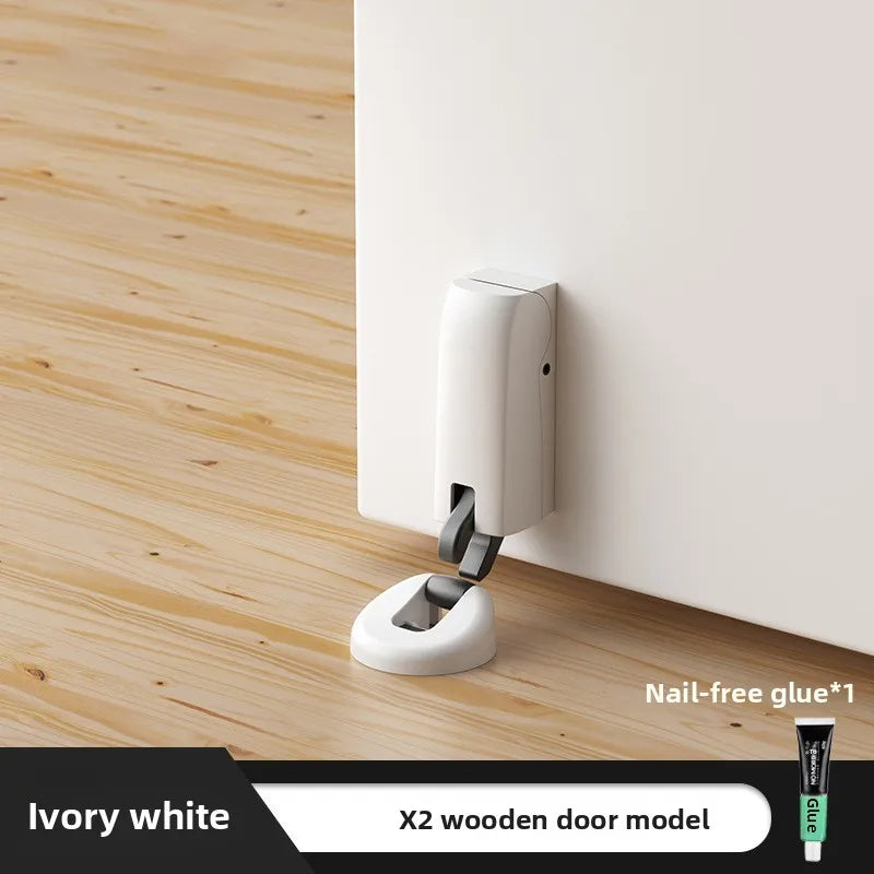 Hydraulic Damping Door Suction Bedroom Bathroom Door Windproof Suction Hydraulic Silent Anti-collision Door Stop