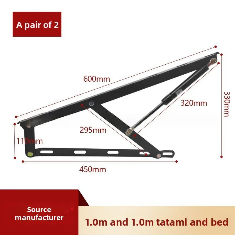 Bed Hydraulic Air Pole Tatami Bed Board Lifting Support Pole Bed Box Pneumatic Air Pole Bearing Strong Lifting