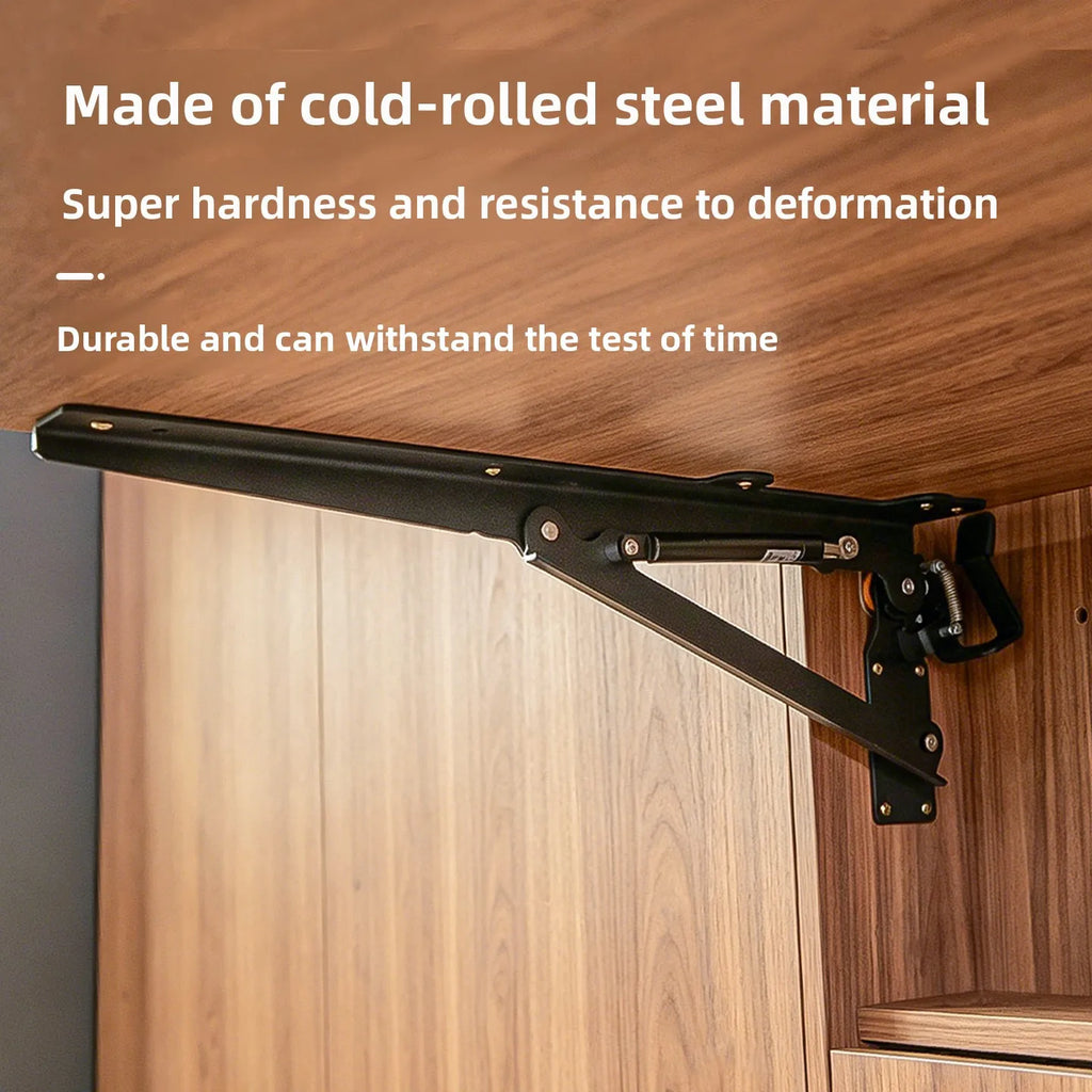 Floating Wall-mounted Folding Table Support Frame, Hidden Flip-down Wall-mounted Desk, Soft-folding Hardware Accessories