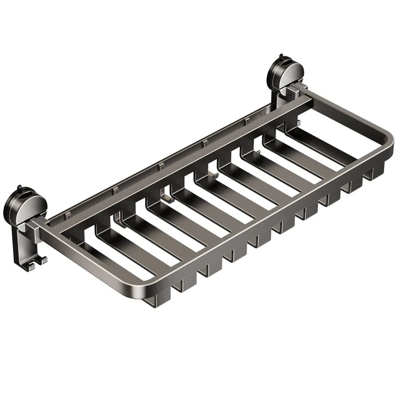 Suction Cup, Net Basket, Bath Towel Rack, No Punching, Bathroom Rack, Toilet, Clothes Storage Artifact Folding Towel Rack
