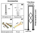 Nordic Simple Rhombus Handrail Stair Railing Wrought Iron Handrail Guardrail Column Indoor Stair Guardrail Gold Column