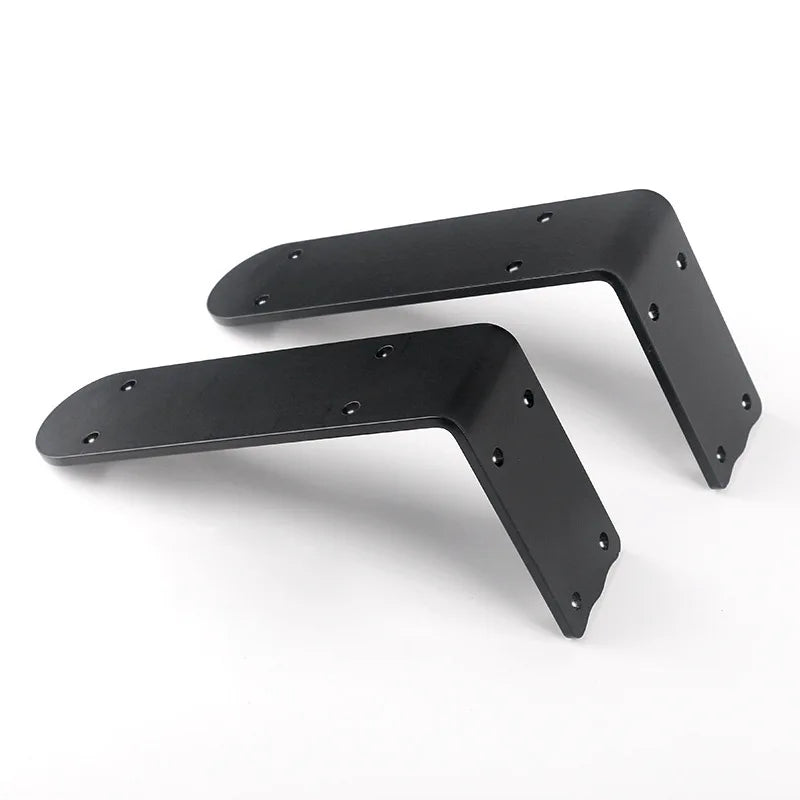 Modern Simple Wall Triangular Wrought Iron Bracket Home Kitchen Baffle Rack Restaurant Bar Right Angle Ledge
