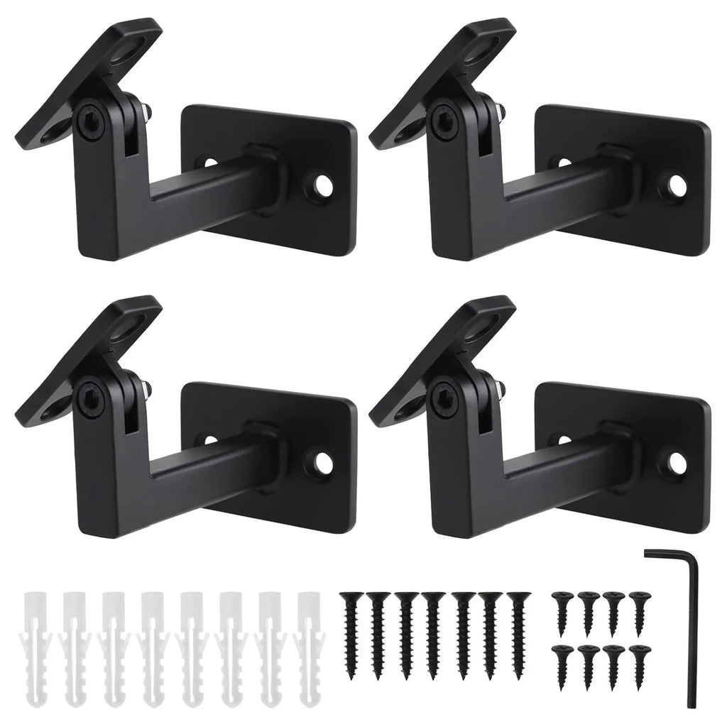 Adjustable Handrail Bracket Wall Hanging Wrought Iron Railing Bracket Stair Bracket DIY Stair Handrail Accessories