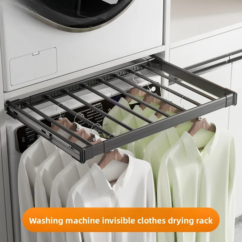 Telescopic Wardrobe Cabinet Referral Pull Hanging Pants Rack Basket Push Pull Smooth Pants Rack