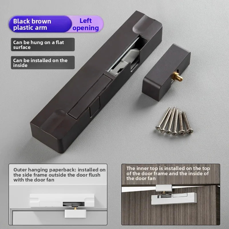 Household Anti-clamping Hand, Silent Door Buffer Damper, Hydraulic Door Closer, Outer Opening Door Automatic Closing Artifact
