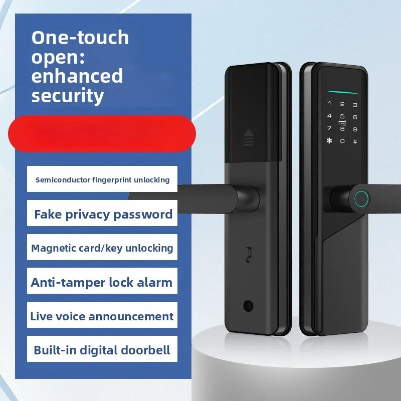Graffiti Fingerprint Lock, One Grip on The Smart Door Lock, One Grip on The Apartment Homestay Password Lock