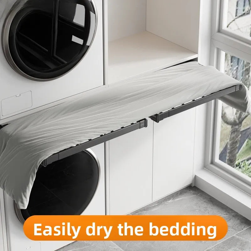 Telescopic Wardrobe Cabinet Referral Pull Hanging Pants Rack Basket Push Pull Smooth Pants Rack