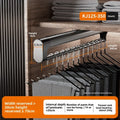 Aluminum Alloy Wardrobe Pull-up Pants Rack Telescopic Slide Rail Built-in Top-mounted Multi-functional Pants Storage Clothes Rod